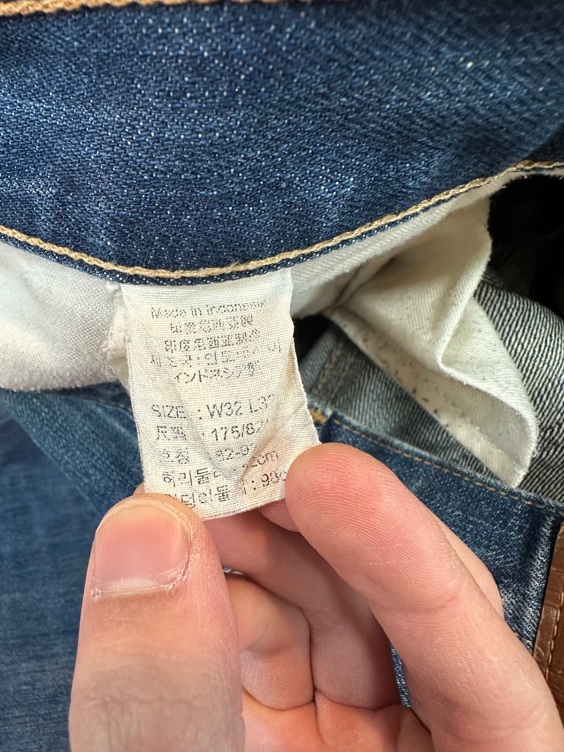 리바이스 502 더티워싱 데님 상품이미지9