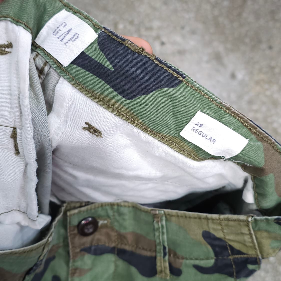 GAP 카모 카고 반바지- 29사이즈 상품이미지7