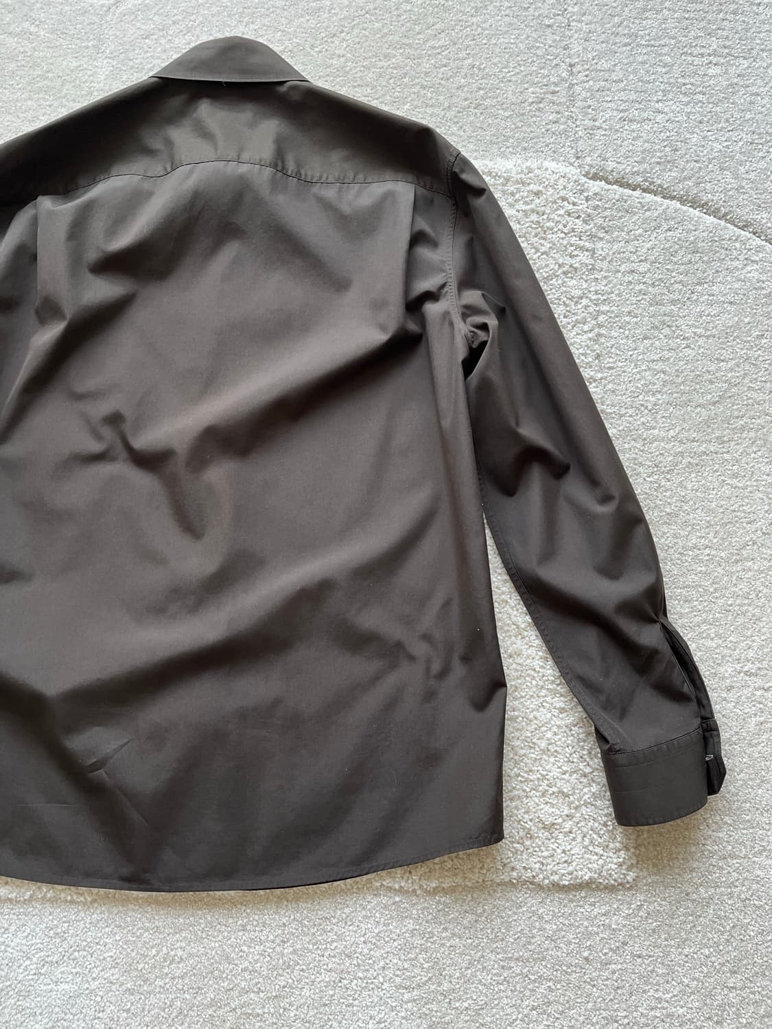 르메르 레귤러 코튼 셔츠 브라운 (103-105) 상품이미지8