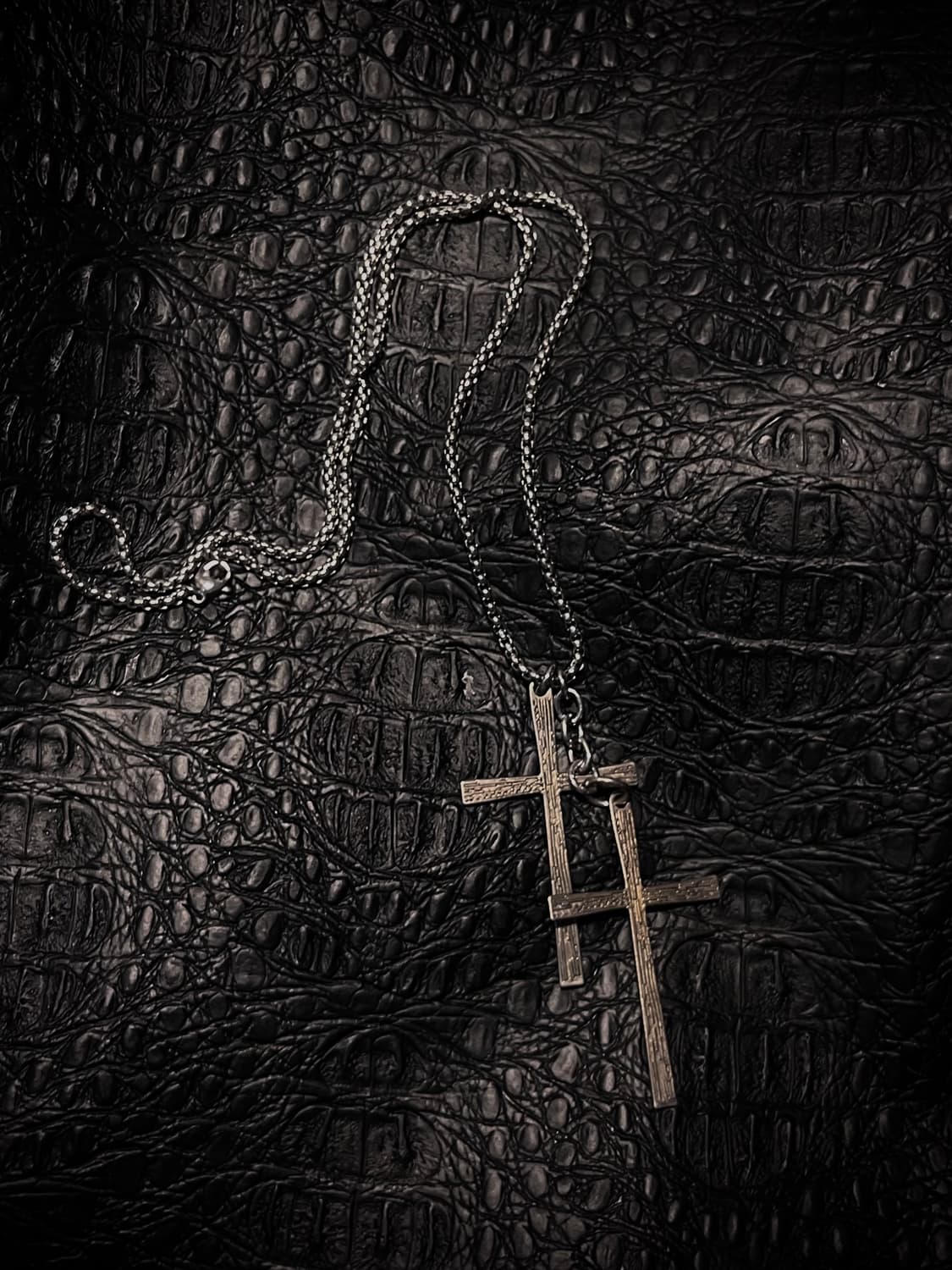 a double cross necklace 상품이미지3
