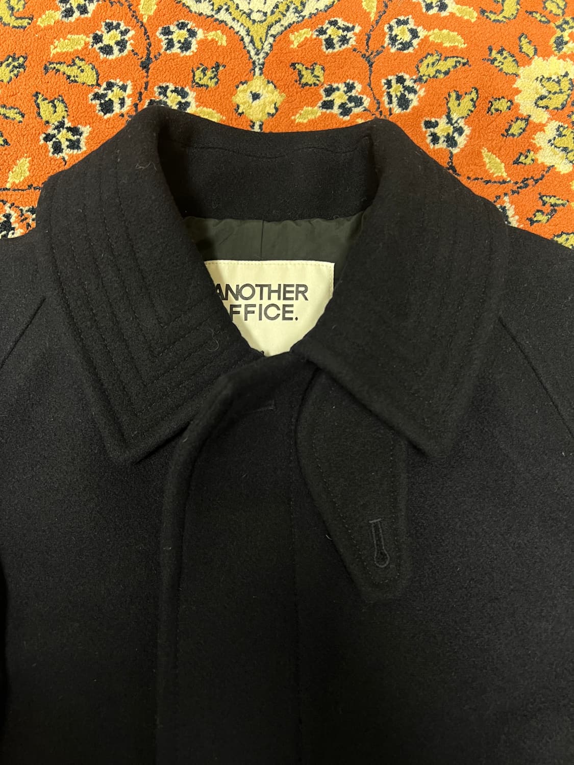 [00] 어나더오피스 보이저 발마칸 코트 네이비 상품이미지3