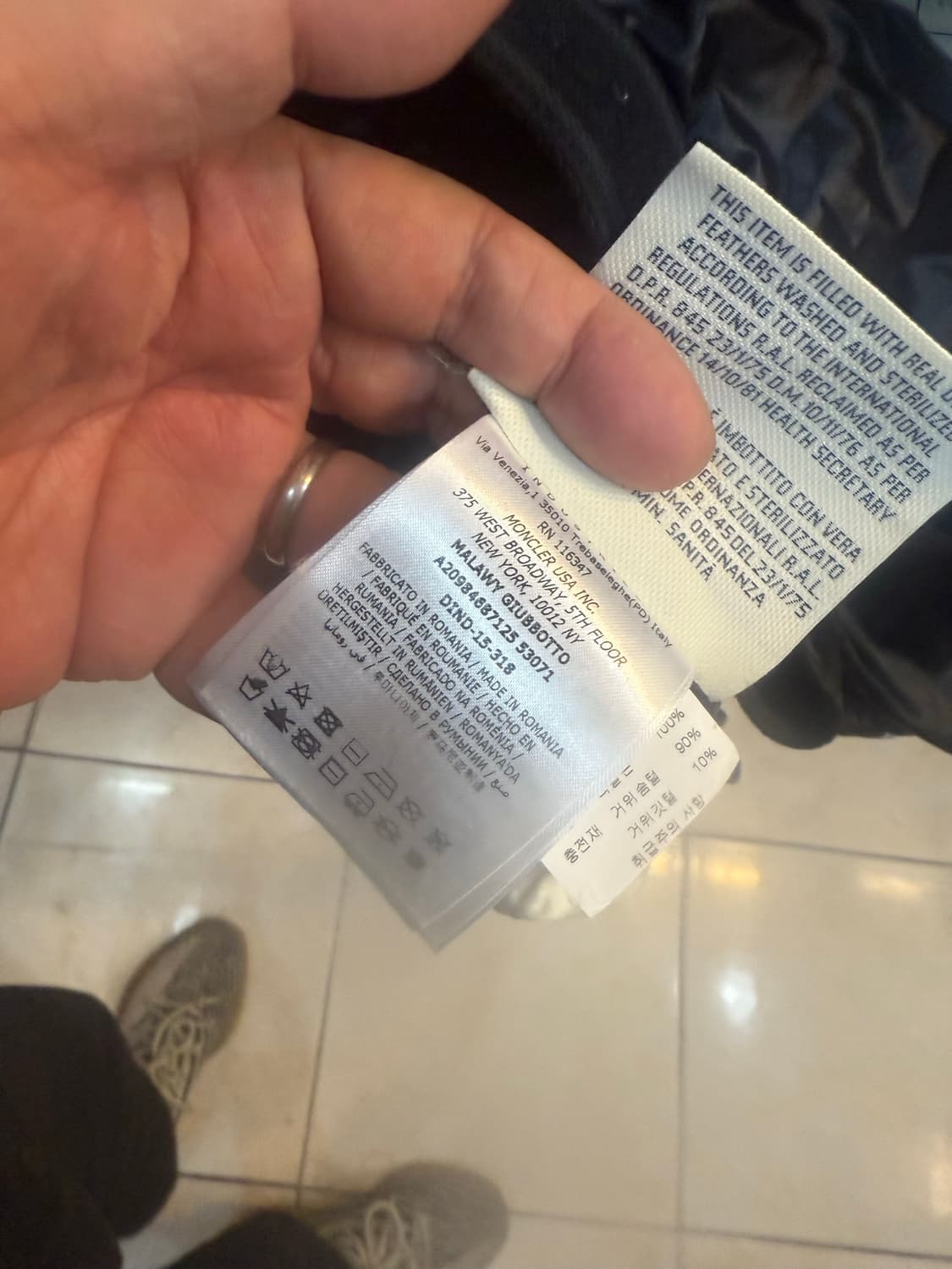 2/55-66 정품 몽클레어 그렉노블 패딩 팝니다 상품이미지6