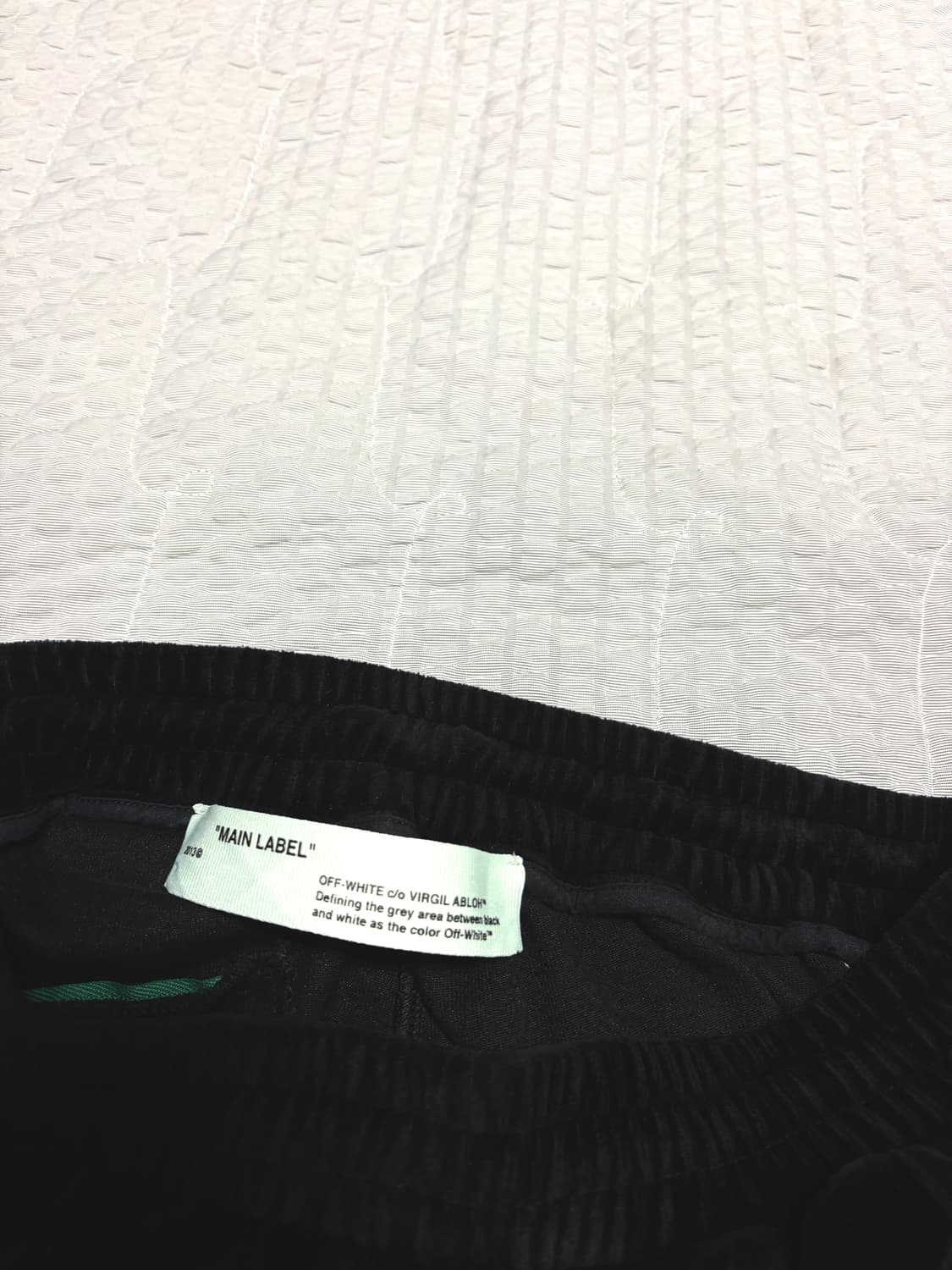 오프화이트 벨벳 팬츠 상품이미지4