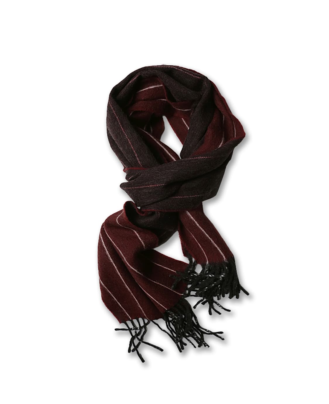 드레익스 [Drake's] 버건디 & 다크 버건디 리버시블 머플러 상품이미지1