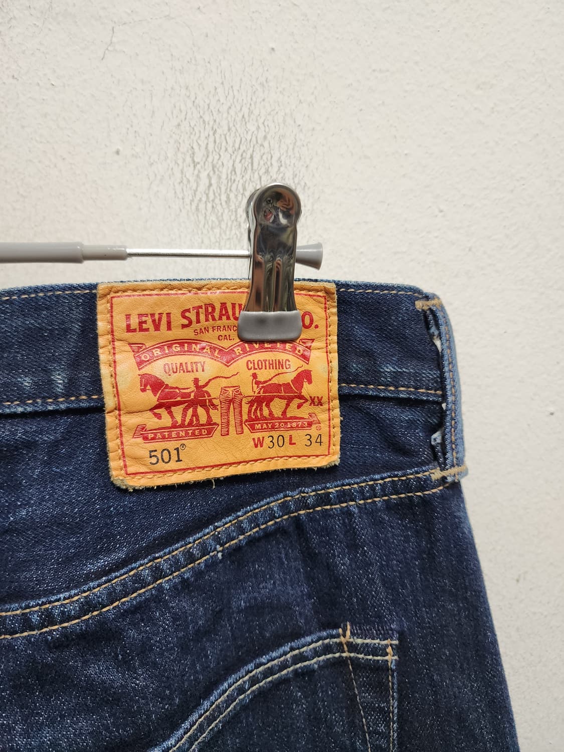 리바이스 501 진청 청바지  상품이미지4