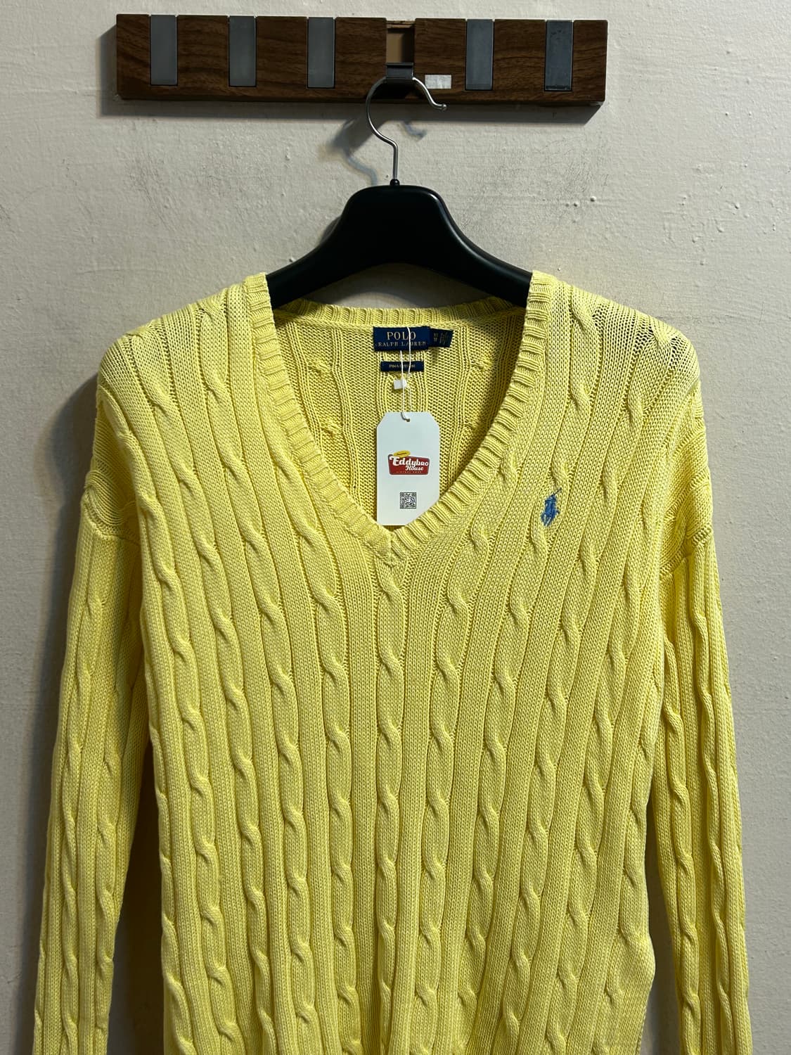 폴로 랄프로렌 케이블 브이넥 니트 스웨터 상품이미지2