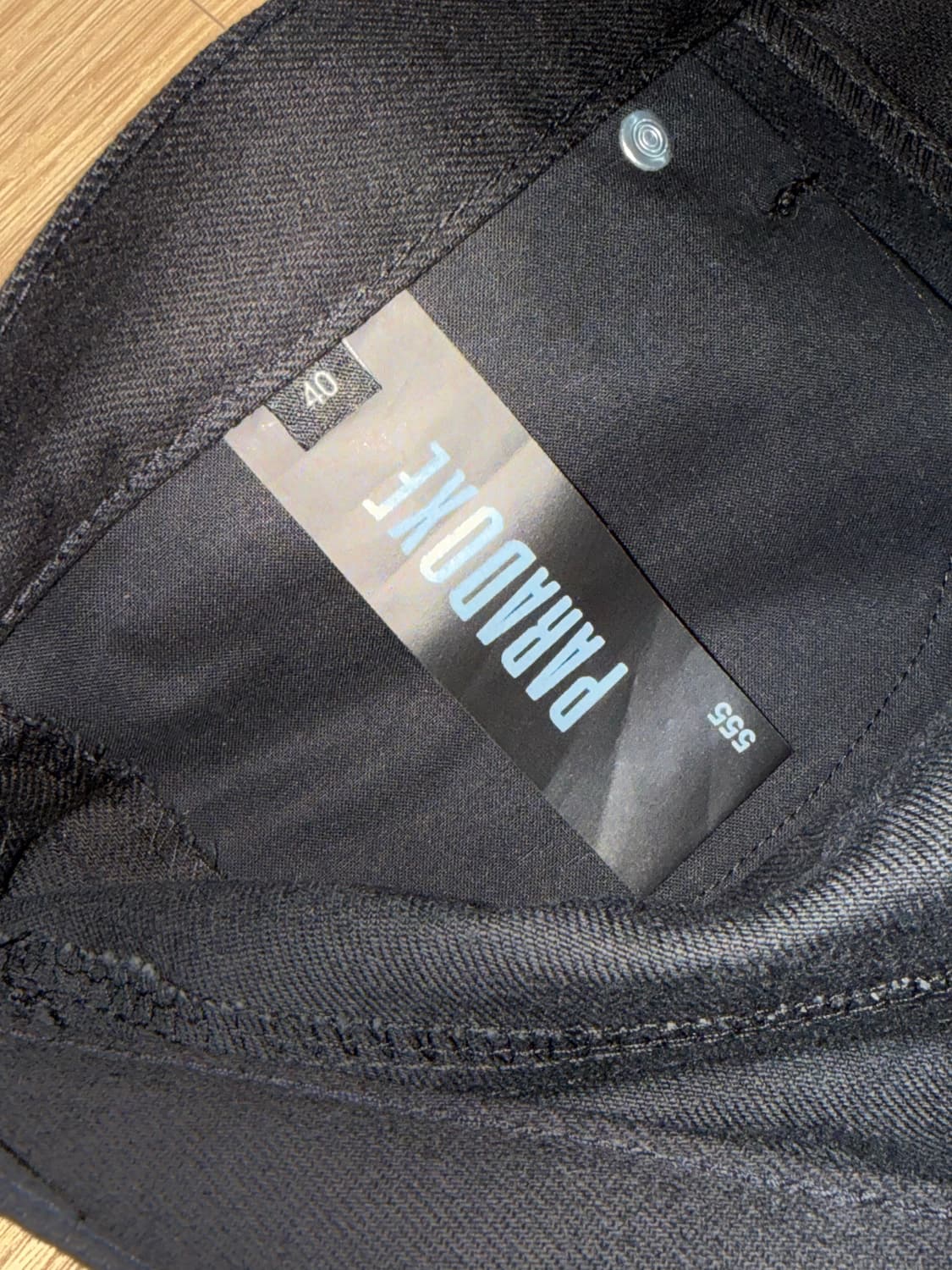 [32] Paradoxe Paris black bootscut denim 상품이미지7