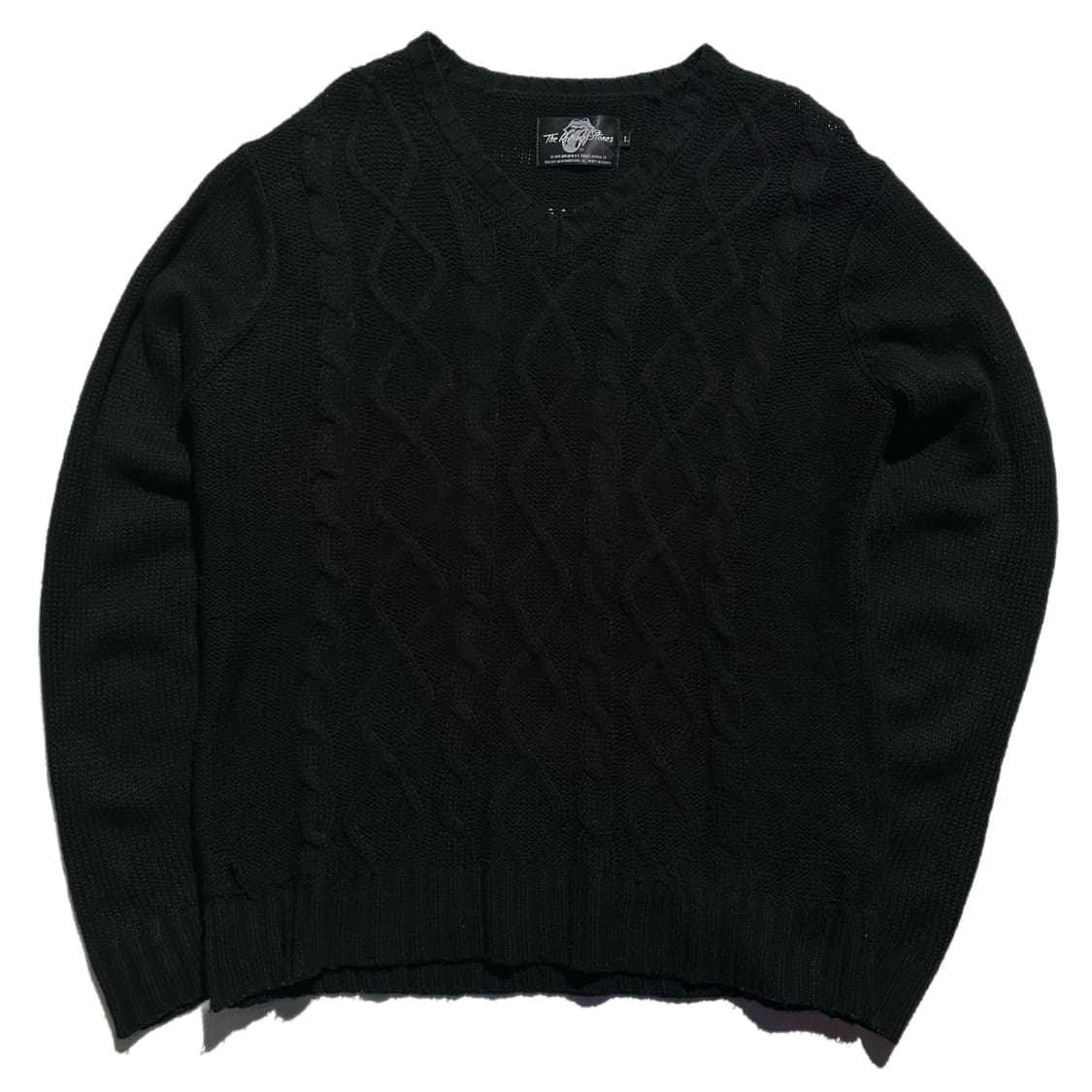 롤링스톤스 Rolling Stones 빅로고 케이블니트 상품이미지2