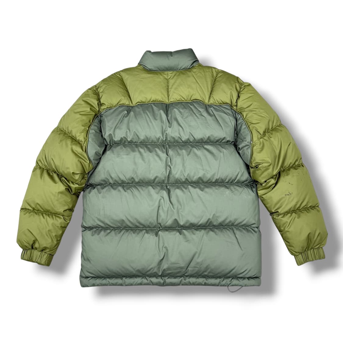 00's 나이키 올드스쿨 덕다운 카키 올리브그린 배색 숏패딩 상품이미지2