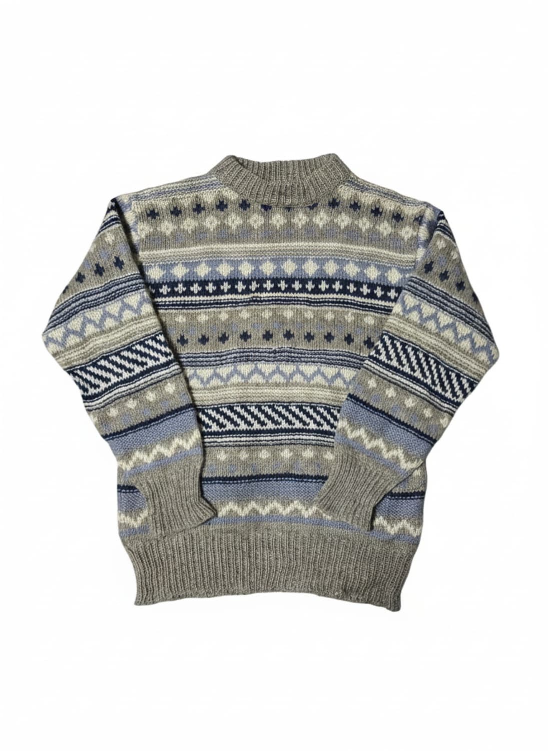 Runox 노르딕 패턴 울 니트 XL 상품이미지6