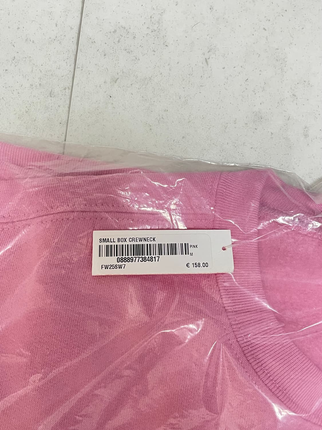 Supreme 25fw small box crewneck pink M 상품이미지4
