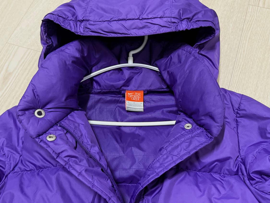 여성 85 / 나이키 퍼플 덕다운 숏패딩 상품이미지5