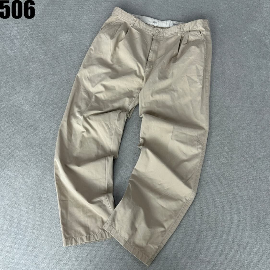 라코스테 베이지 면바지 상품이미지1