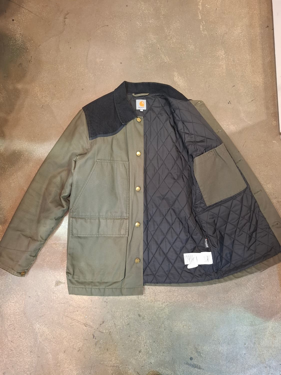 칼하트 쉘터 코트 코듀로이 워크 자켓  상품이미지6