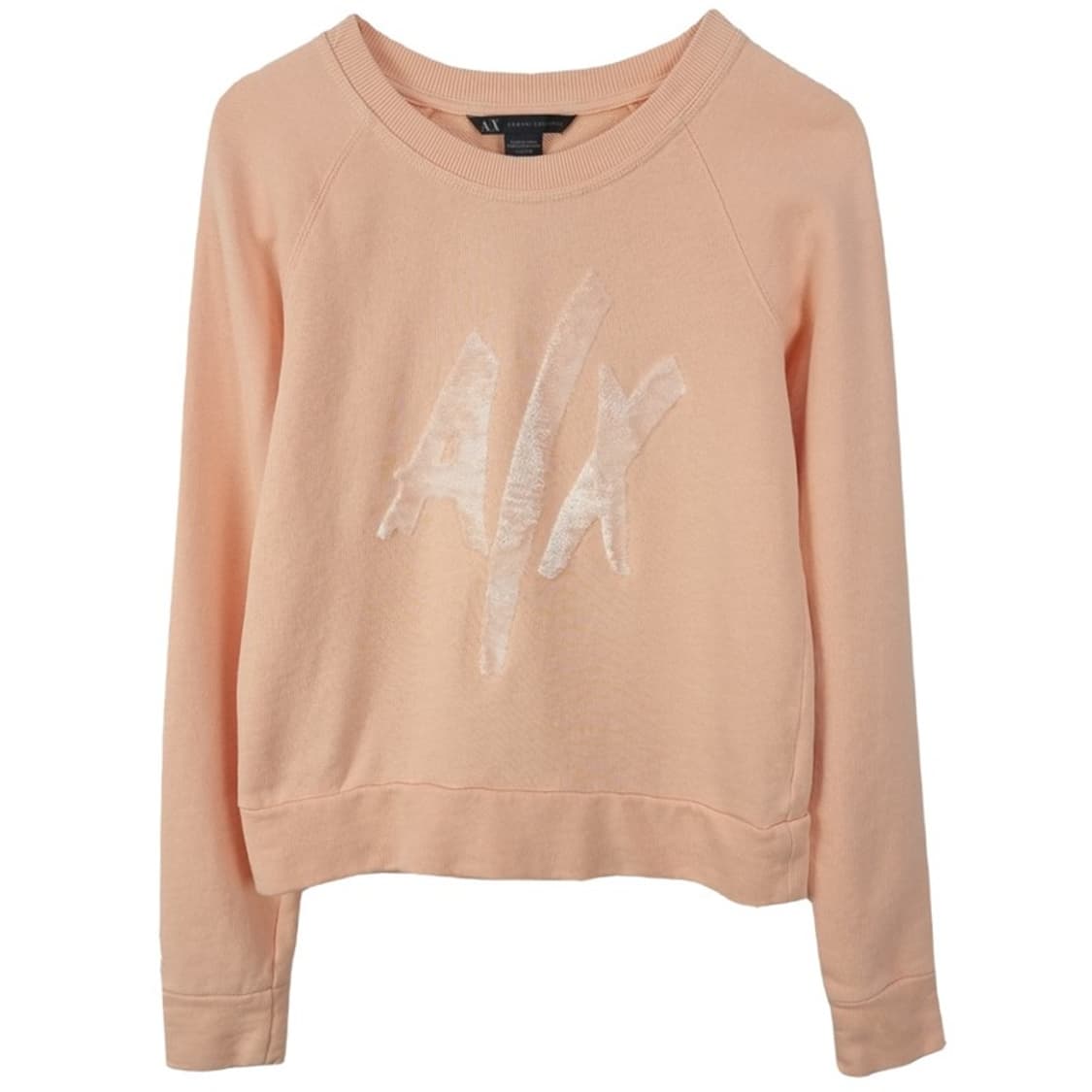 [아르마니] 벨벳 빅로고 크롭 맨투맨 P01624 상품이미지2