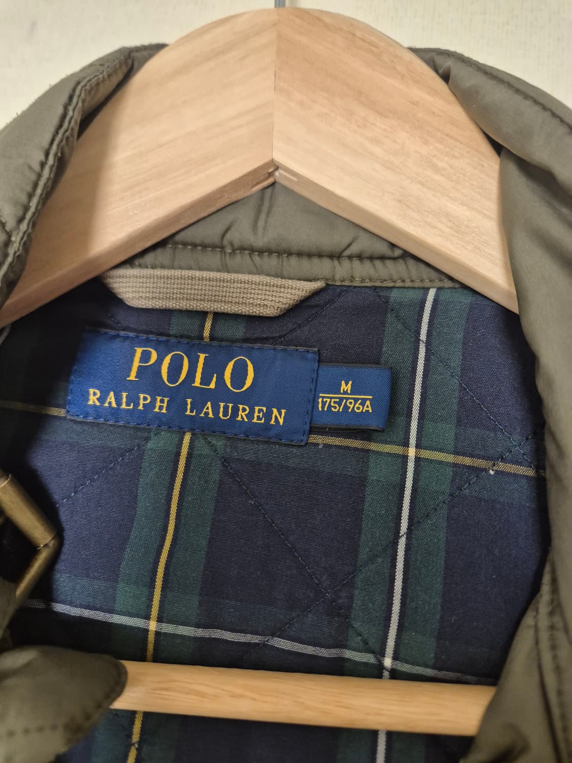 폴로 랄프로렌 카키 퀼팅 베스트/조끼 M 상품이미지2