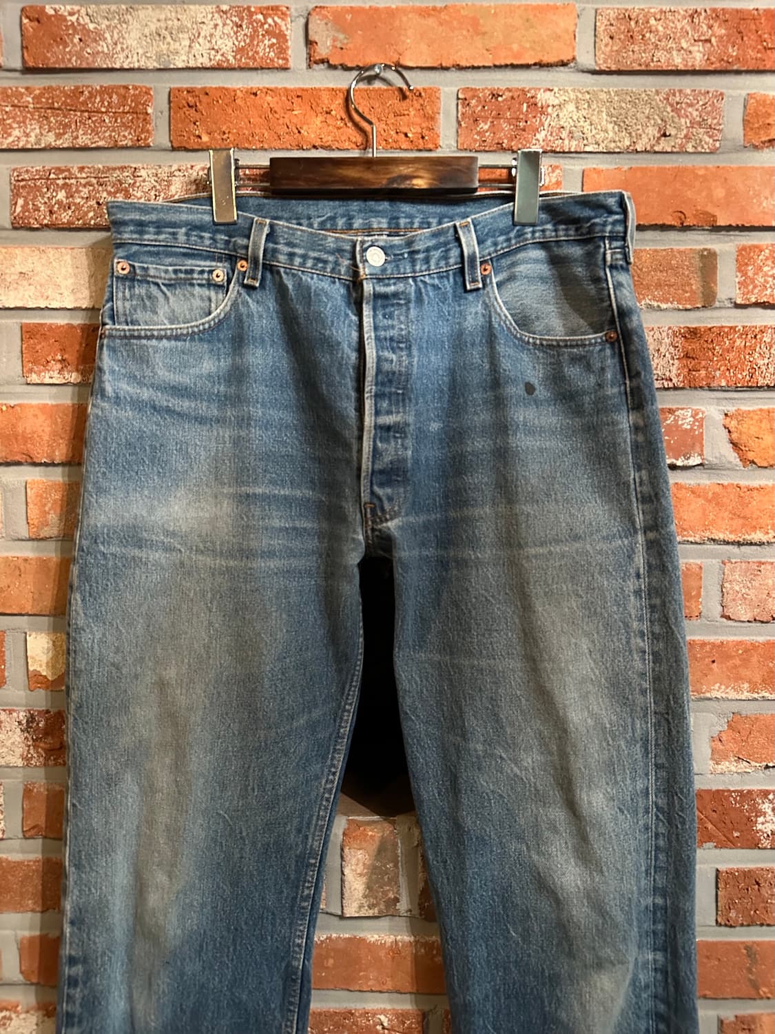 90s USA 빈티지 리바이스 501 데님 팬츠 상품이미지3