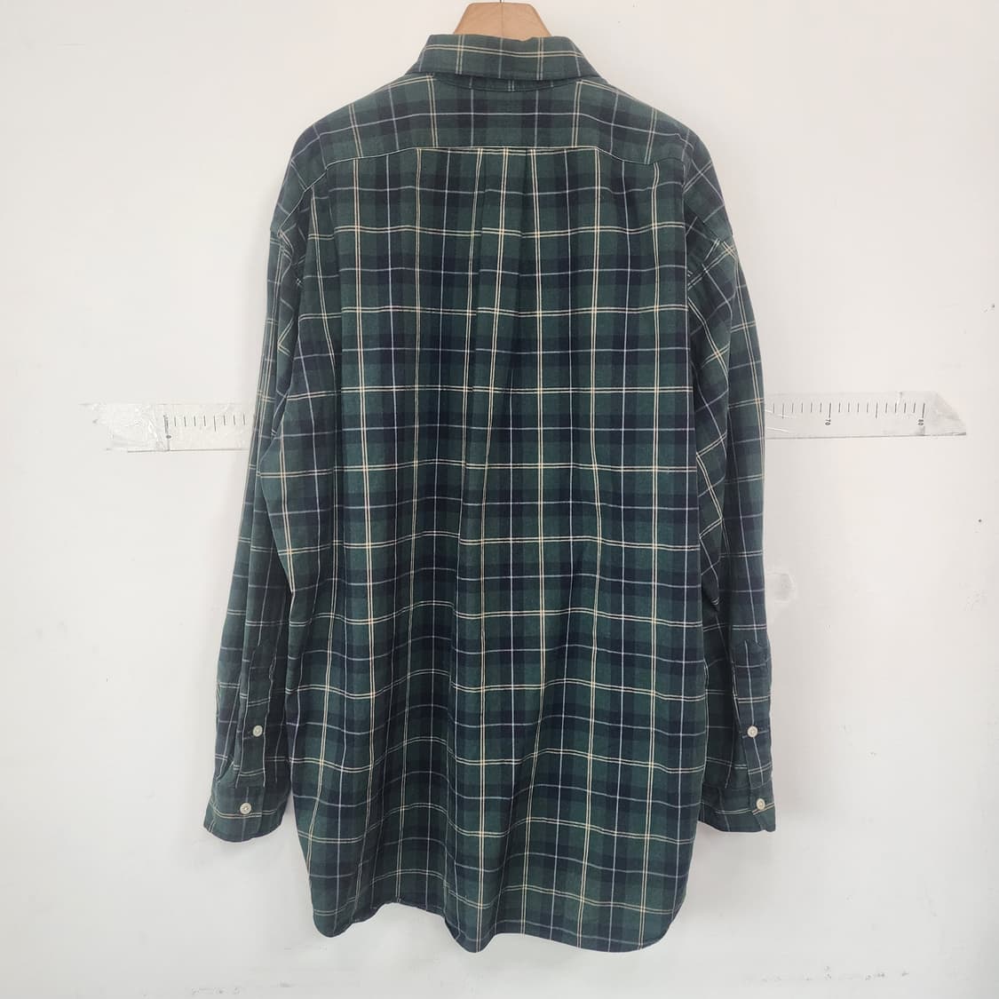 폴로 랄프로렌 그린 체크 셔츠 상품이미지5