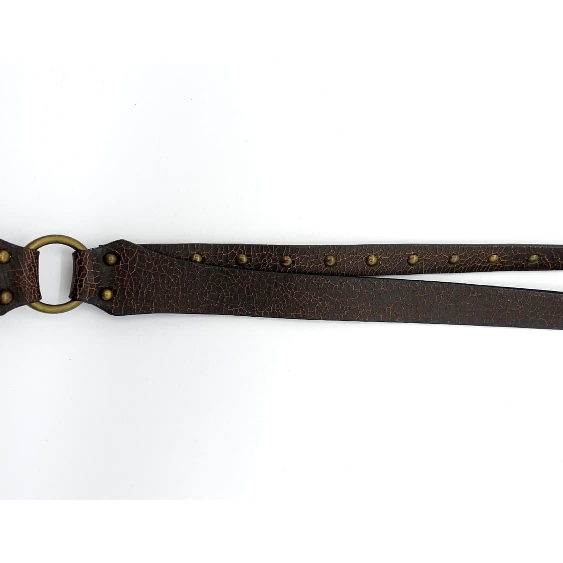 BENETTON 빈티지 베네통 아티잔 가공 레더 레이어링 벨트 상품이미지6