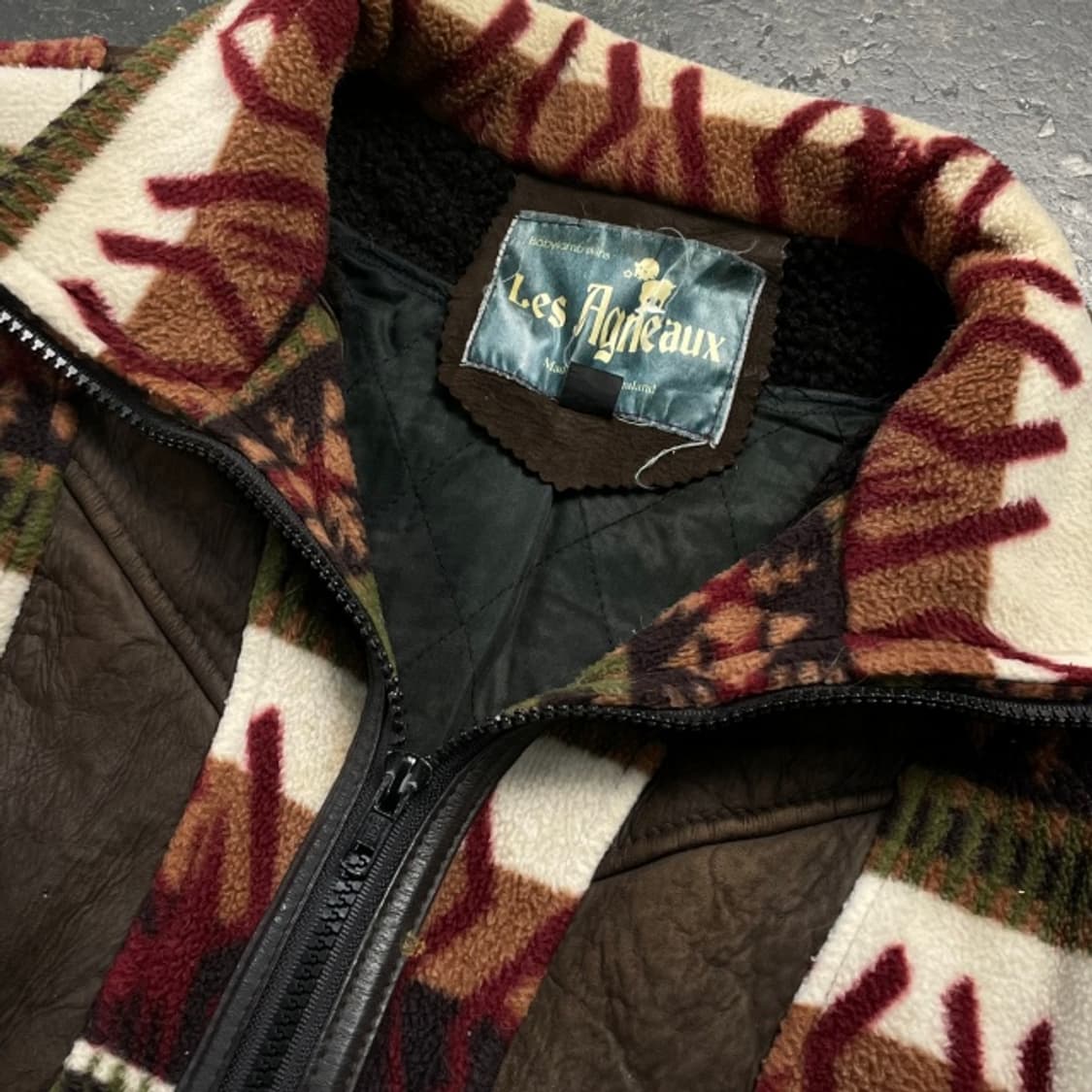 100 뉴질랜드 빈티지 램스킨 후리스 자켓 상품이미지4