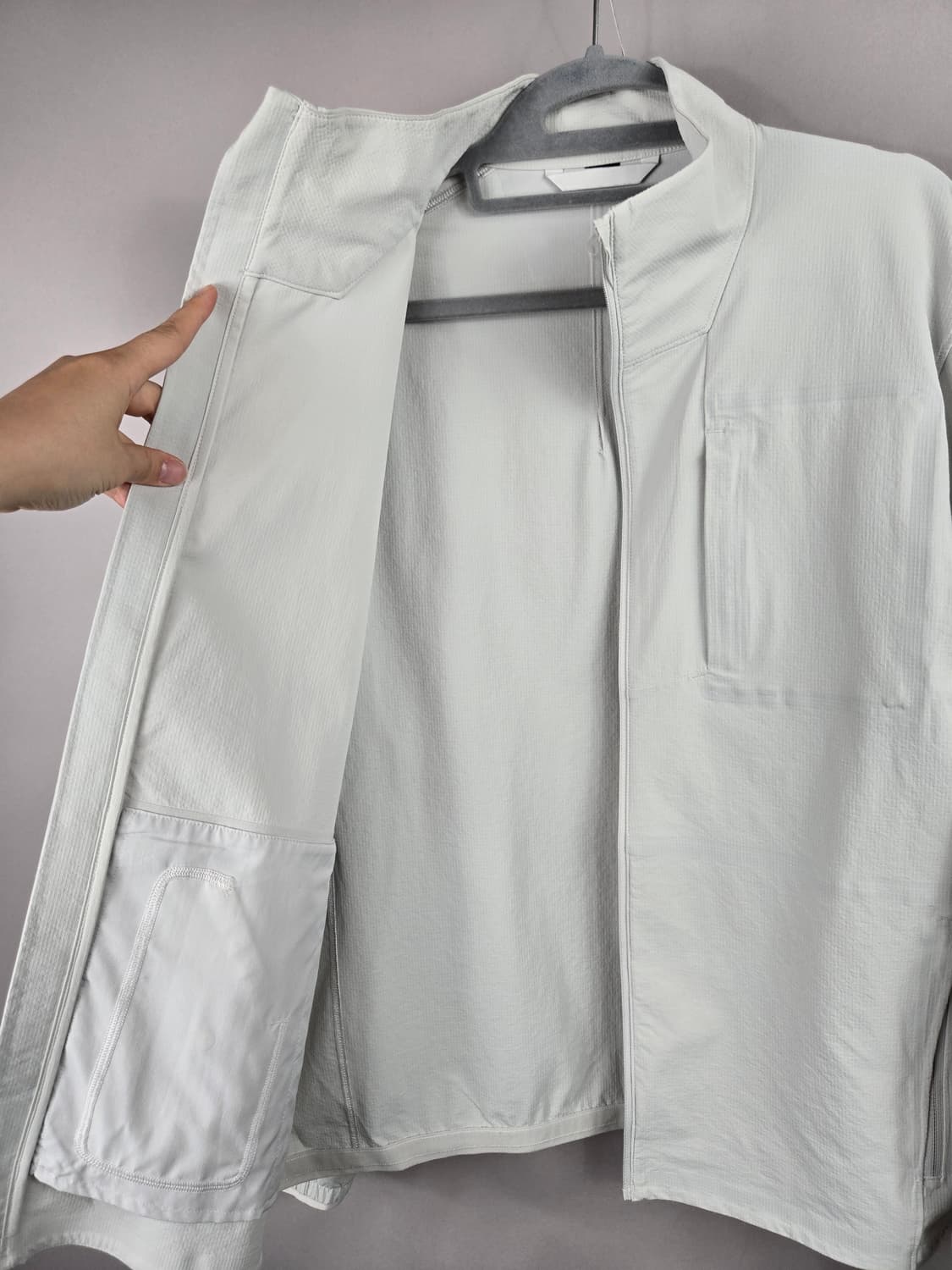 [무료배송]룰루레몬 S 남성 스판 기능성 윈드브레이커 바람막이 자켓 상품이미지9