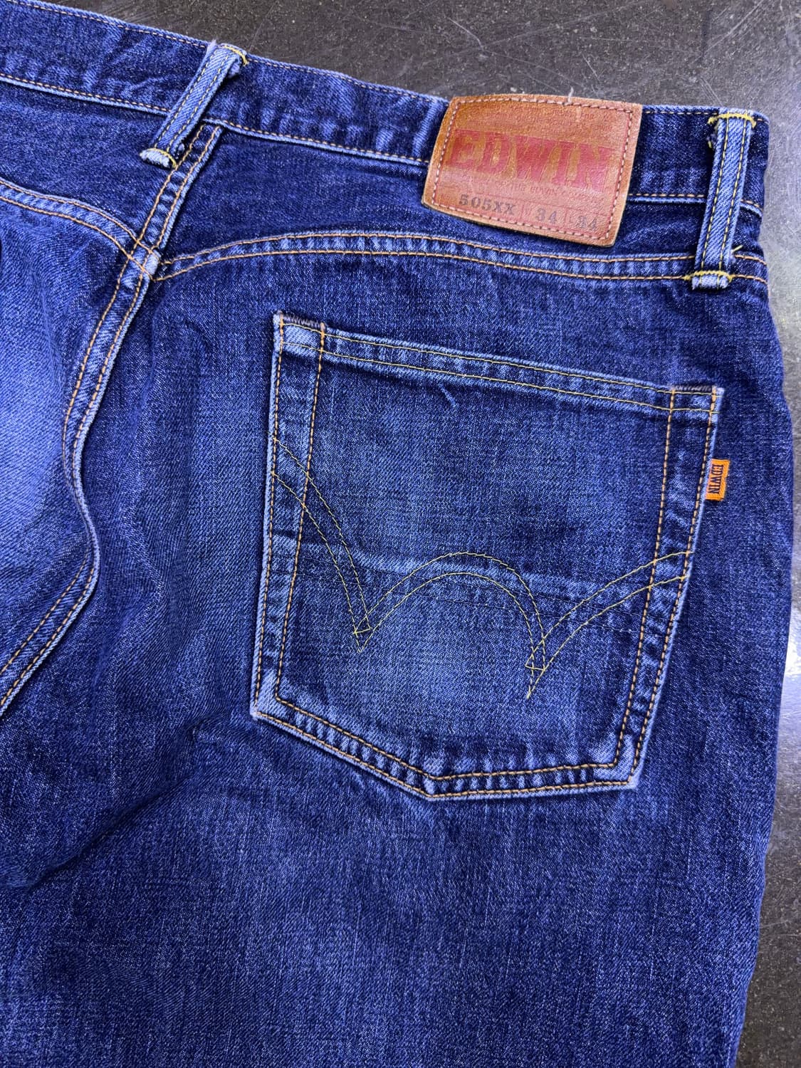 에드윈 505XX 재팬 스트레이트핏 빈티지 워싱 데님팬츠 34 상품이미지7