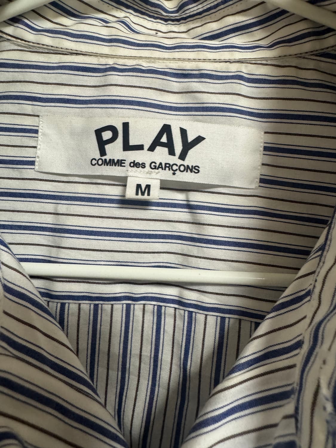 꼼데가르송 스트라이프 셔츠 M 상품이미지2