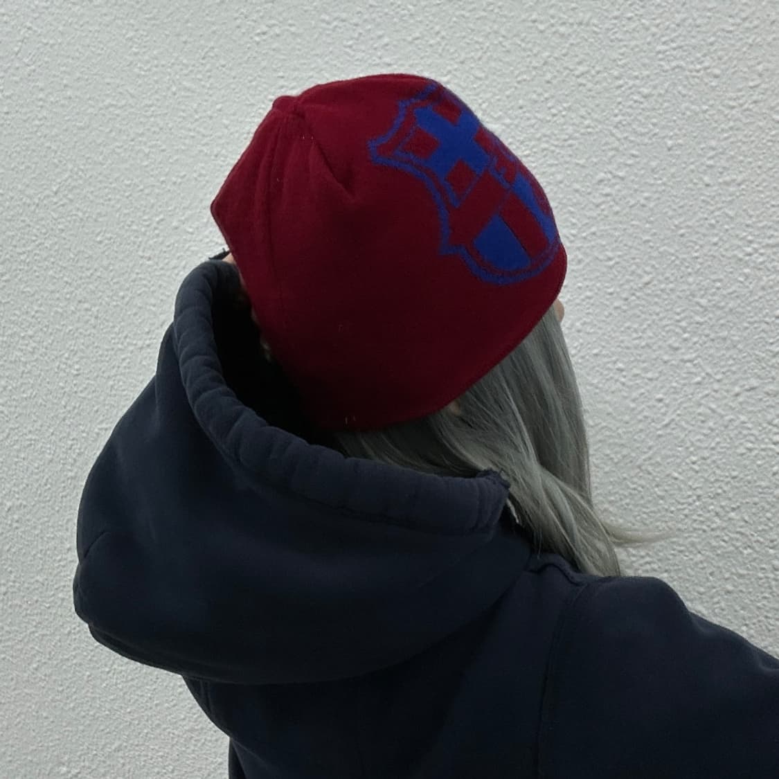 바르셀로나 리버시블 네이비 비니 상품이미지4