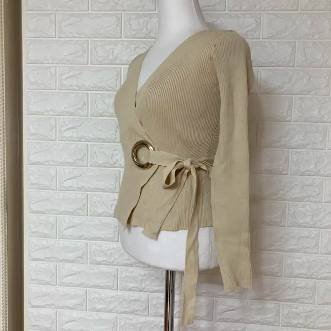 골지 랩 가디건 상품이미지2