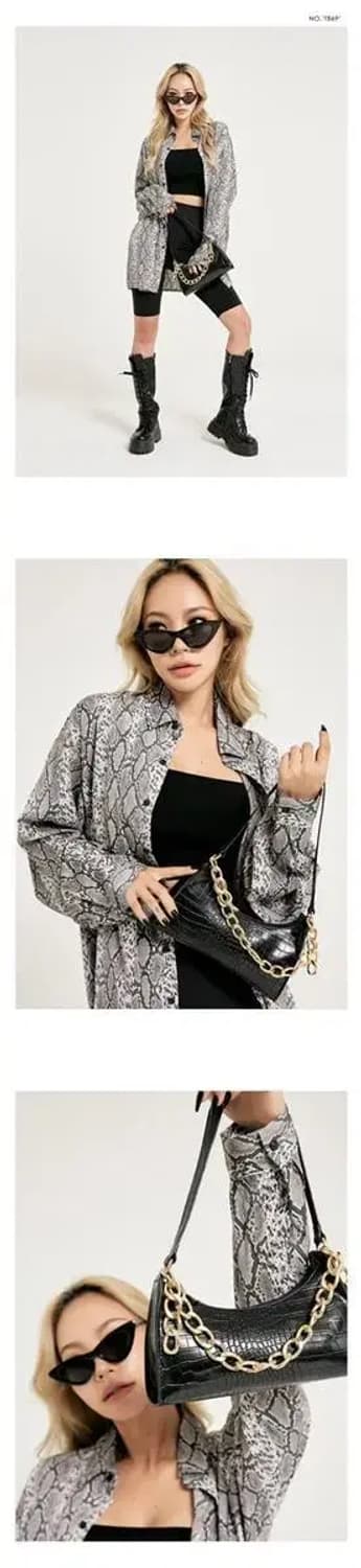 체인숄더백 에나멜 가방 상품이미지3