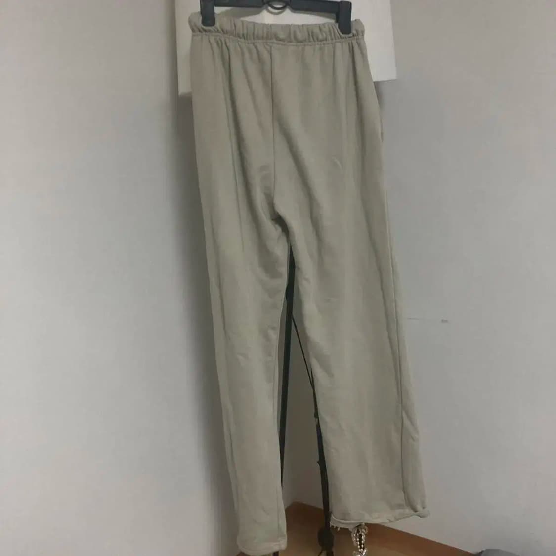 롱 와이드 팬츠 카키(새상품) 상품이미지4