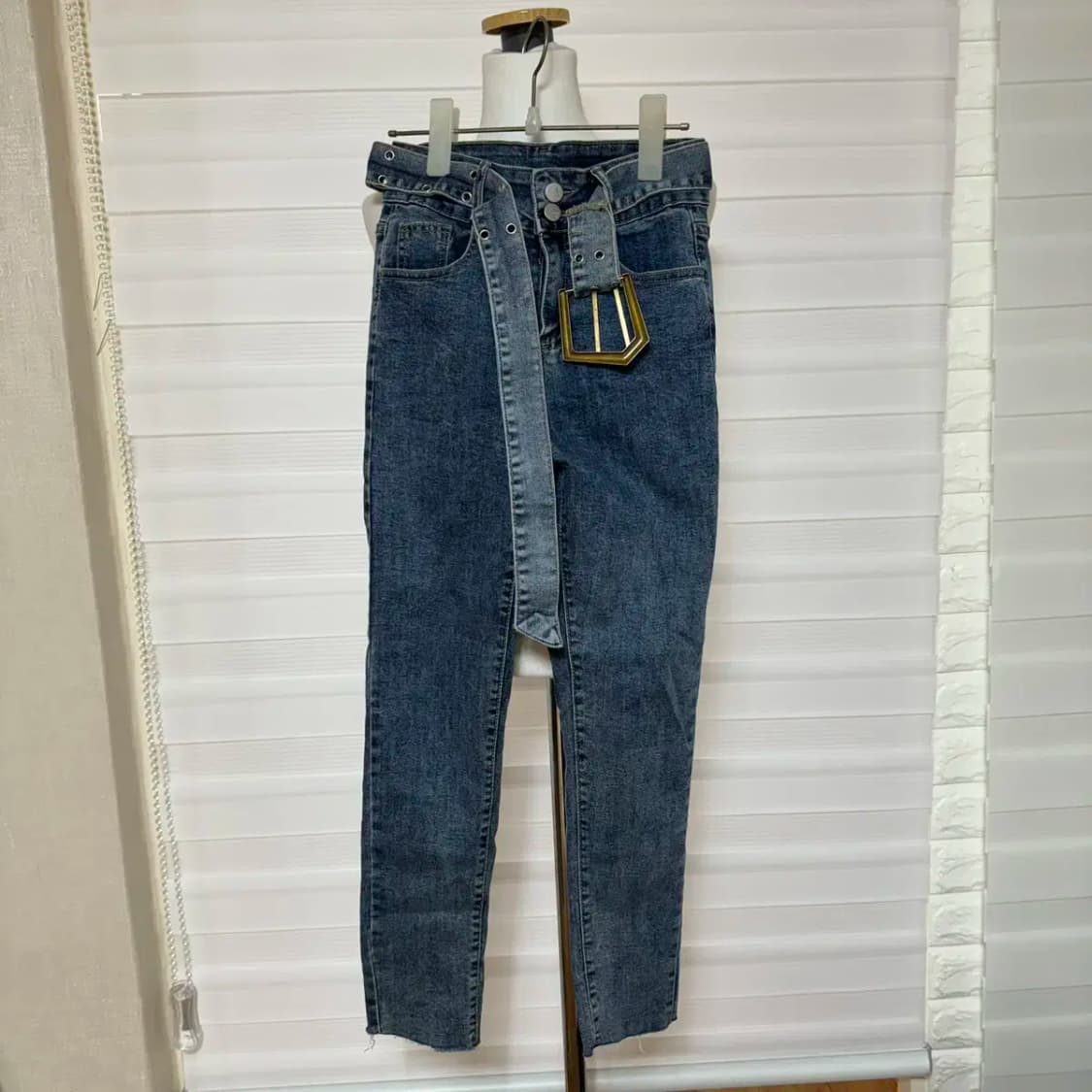 벨트 스키니진 26,s 상품이미지1