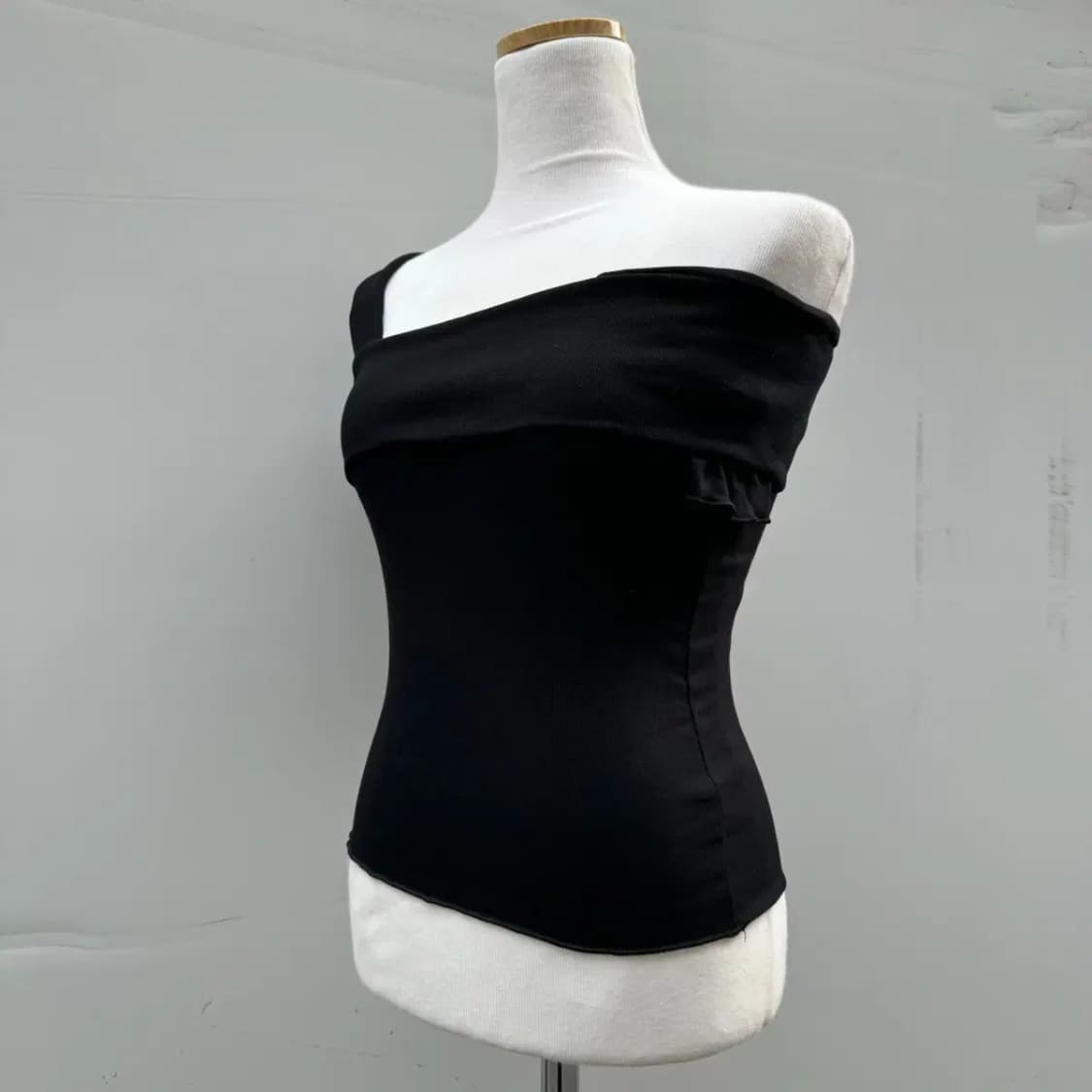 원숄더 기본 반팔티 블랙만 남음 상품이미지7