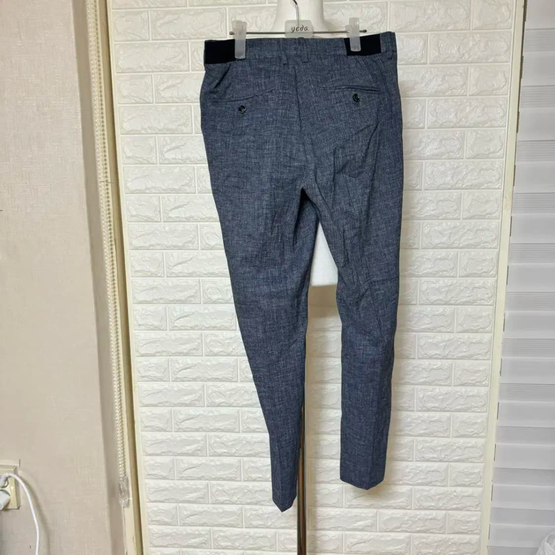 남자옷 남성복 린넨 일자 슬랙스 상품이미지3