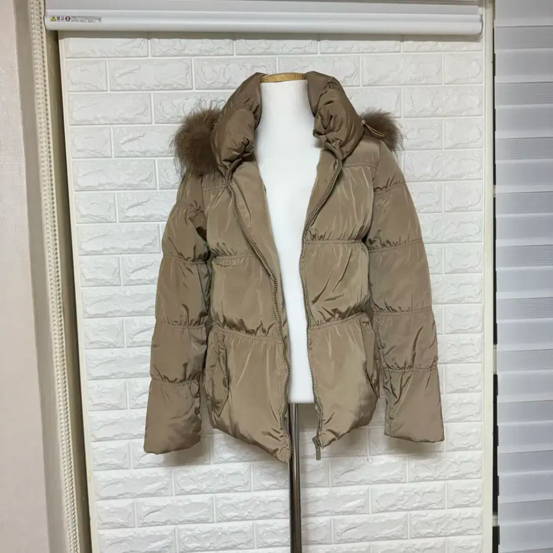 숏 털 패딩 상품이미지1