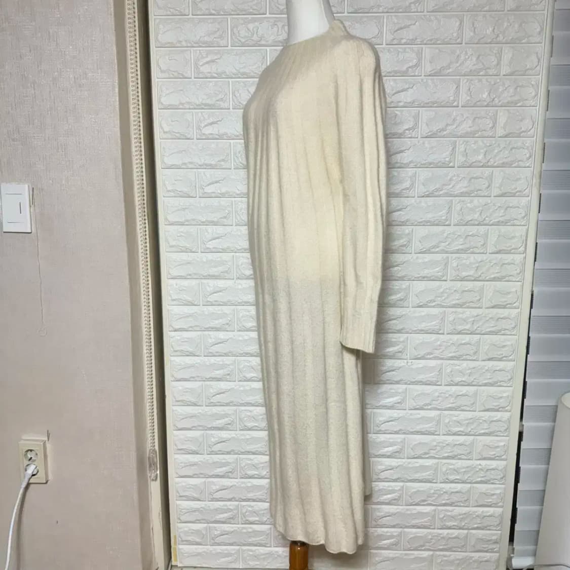 홀가먼트 롱 니트 원피스 상품이미지2