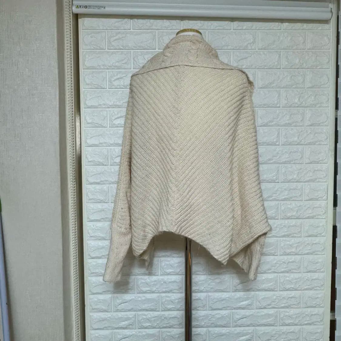 숄 가디건, 오버핏 가오리핏 니트 가디건 상품이미지4