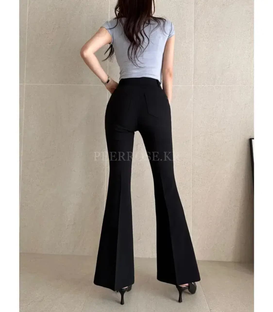 새상품)골반뽕 슬랙스 베이지s 블랙 m 원트 상품이미지4