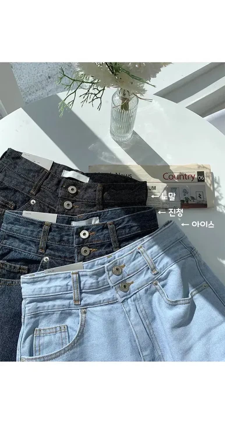 택있음)매그놀리아 롱 부츠컷 청바지 노말 s 상품이미지7