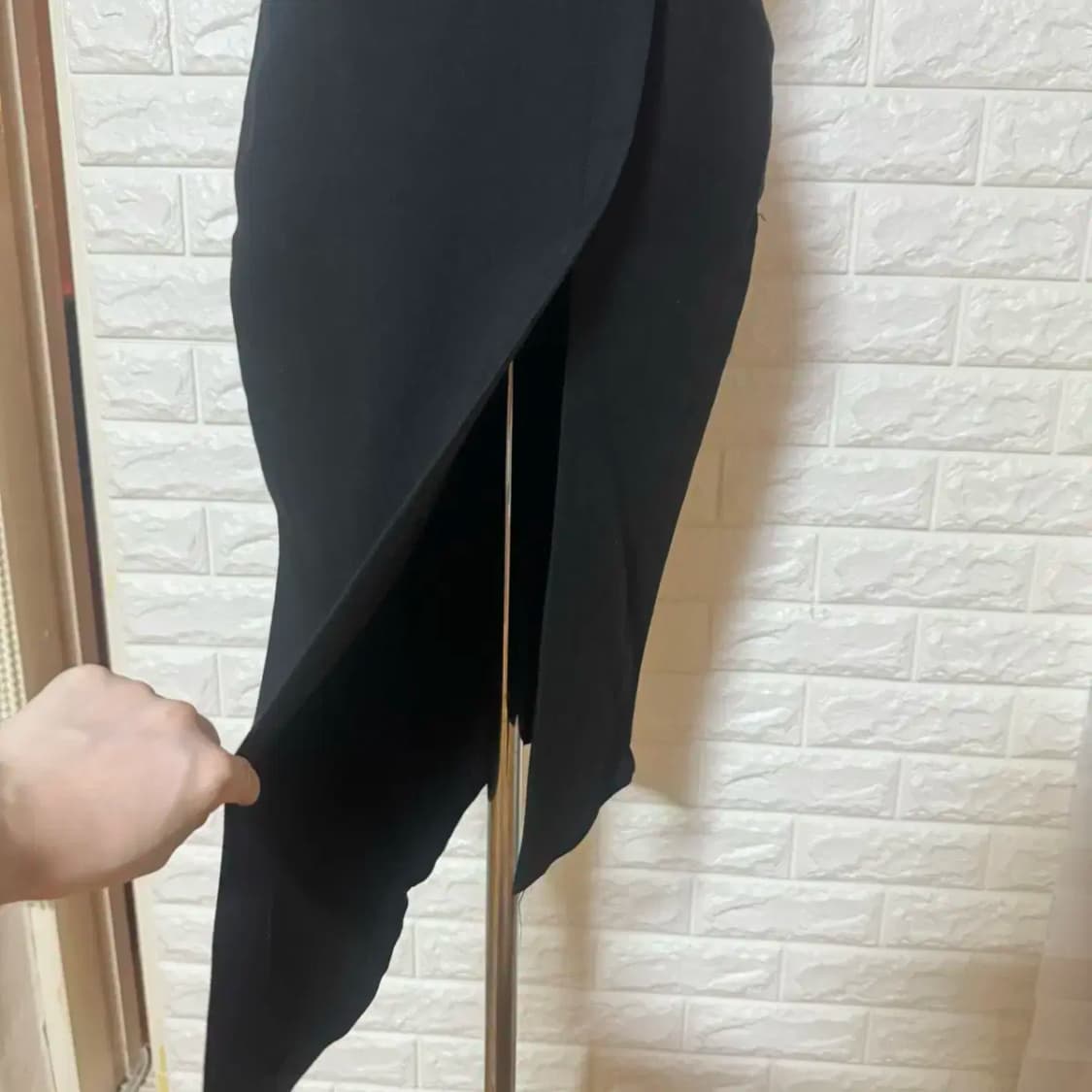 트임 언발 미디스커트 상품이미지2
