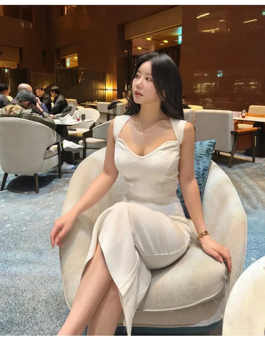 LB 엘비 골지 민소매 나시티 상품이미지2