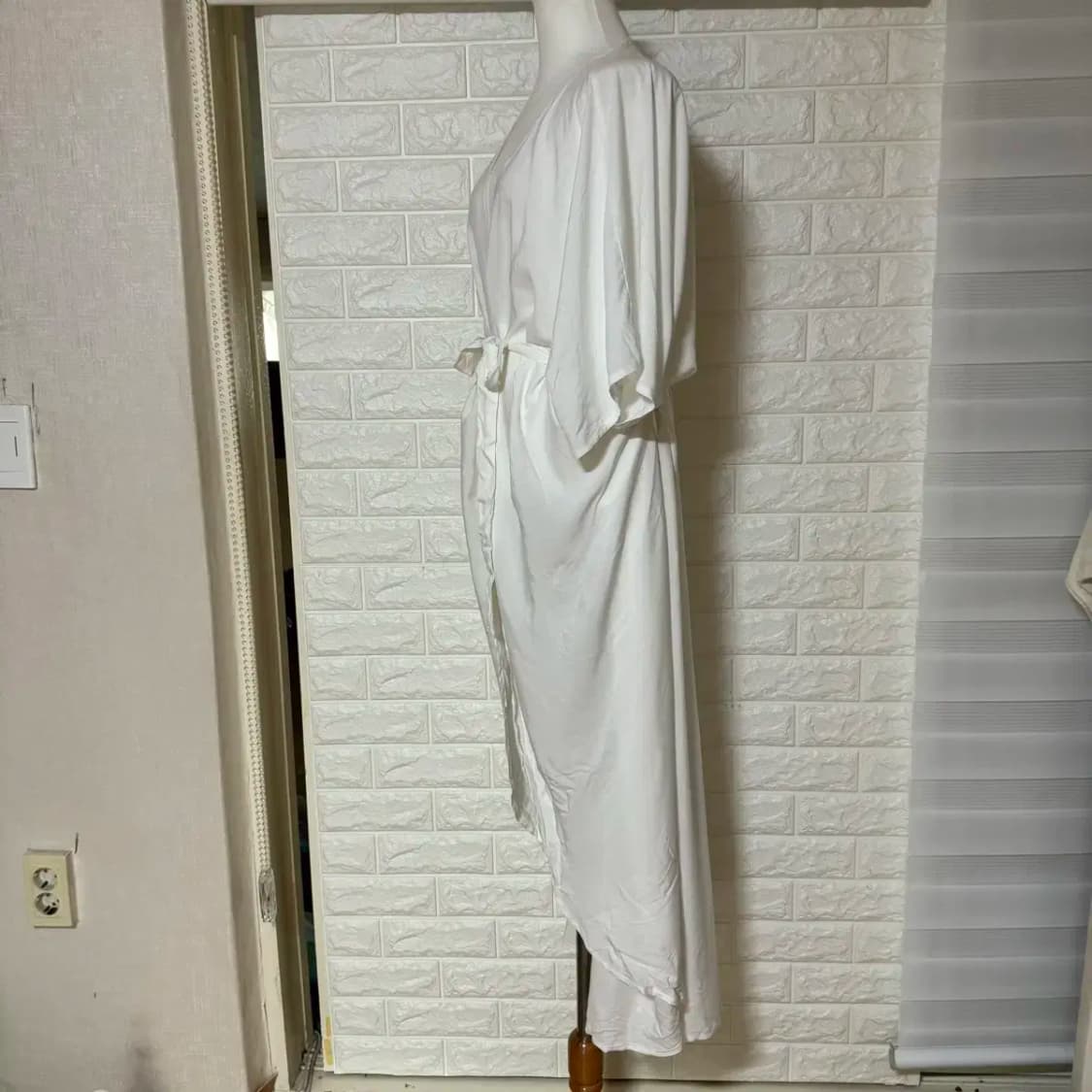 언발 롱 벨트 반팔 가디건 비키니 커버업 상품이미지4