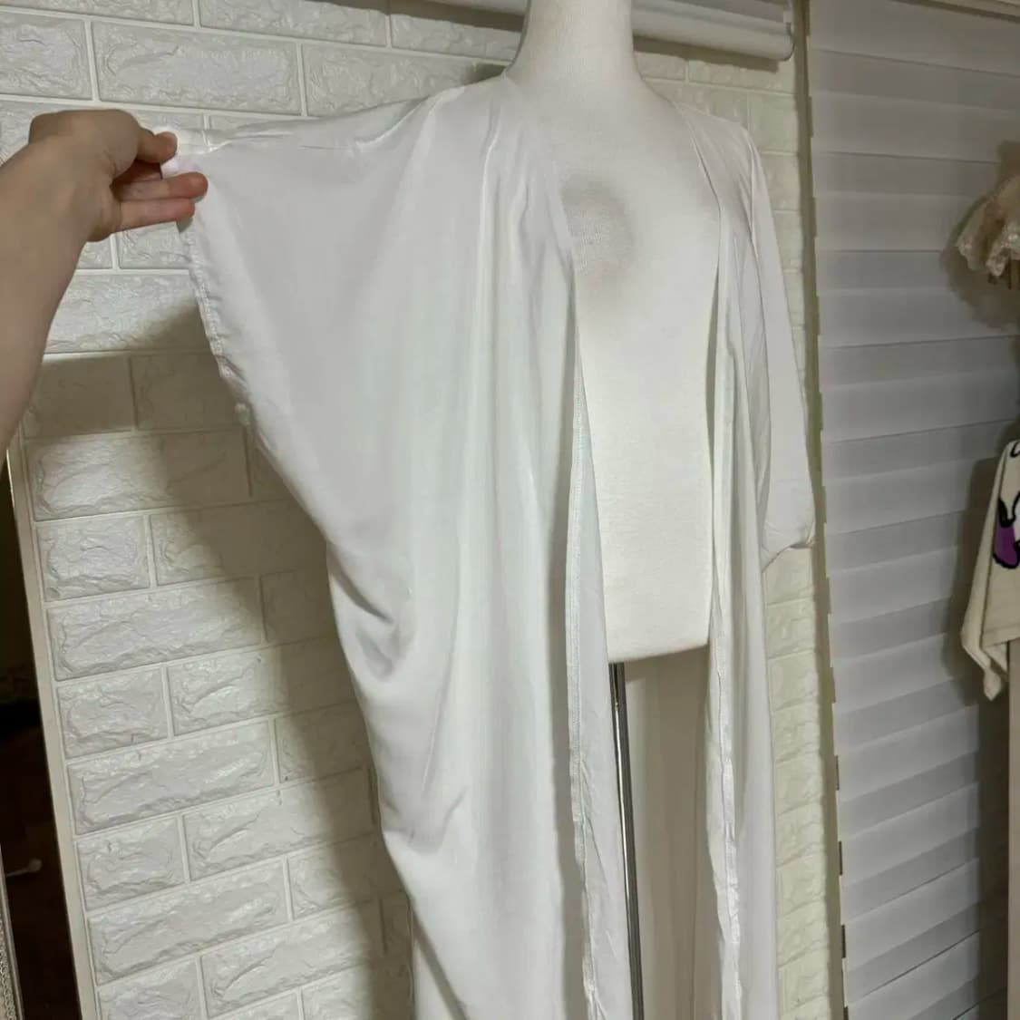 언발 롱 벨트 반팔 가디건 비키니 커버업 상품이미지6