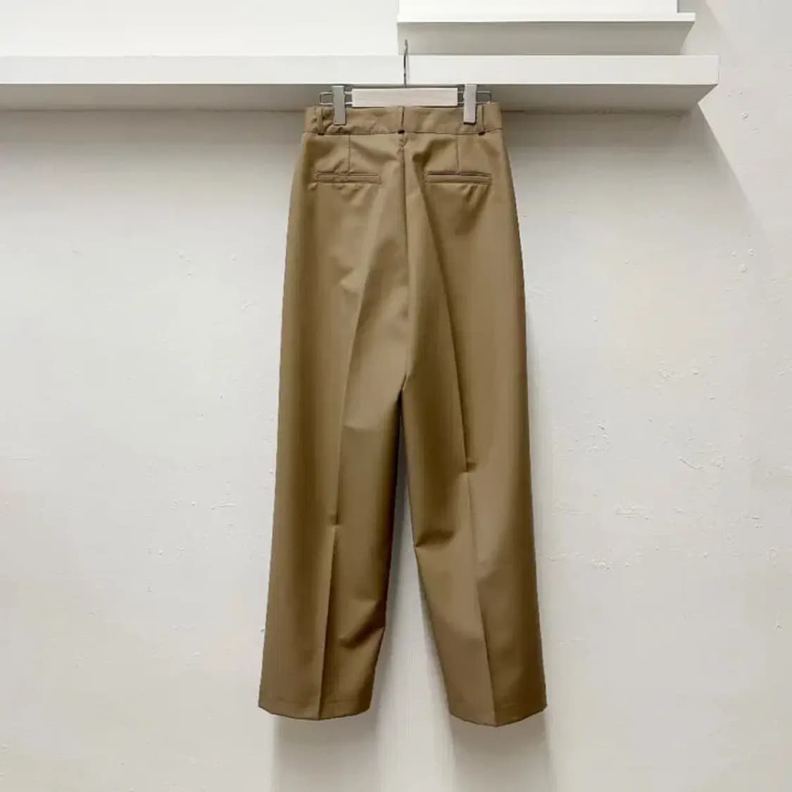 와이드 롱 슬랙스 스몰 네이비 상품이미지6