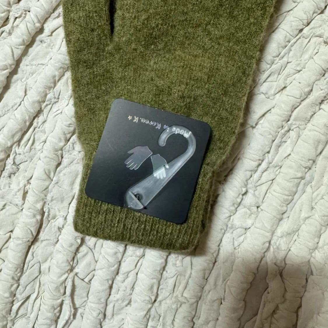 세켤레 같이(아이보리 카키 레드) 울 80 아크릴 20 국산 상품이미지3