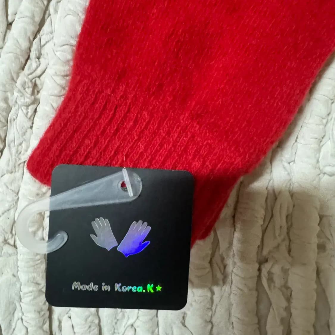 세켤레 같이(아이보리 카키 레드) 울 80 아크릴 20 국산 상품이미지5