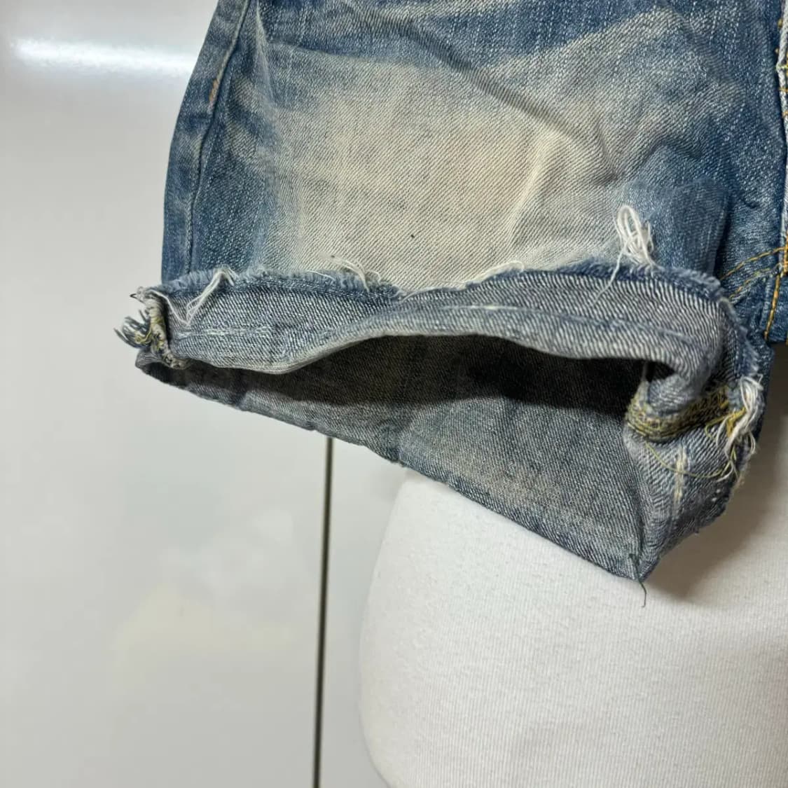 롤업 데님 숏팬츠 핫팬츠 반바지 상품이미지2