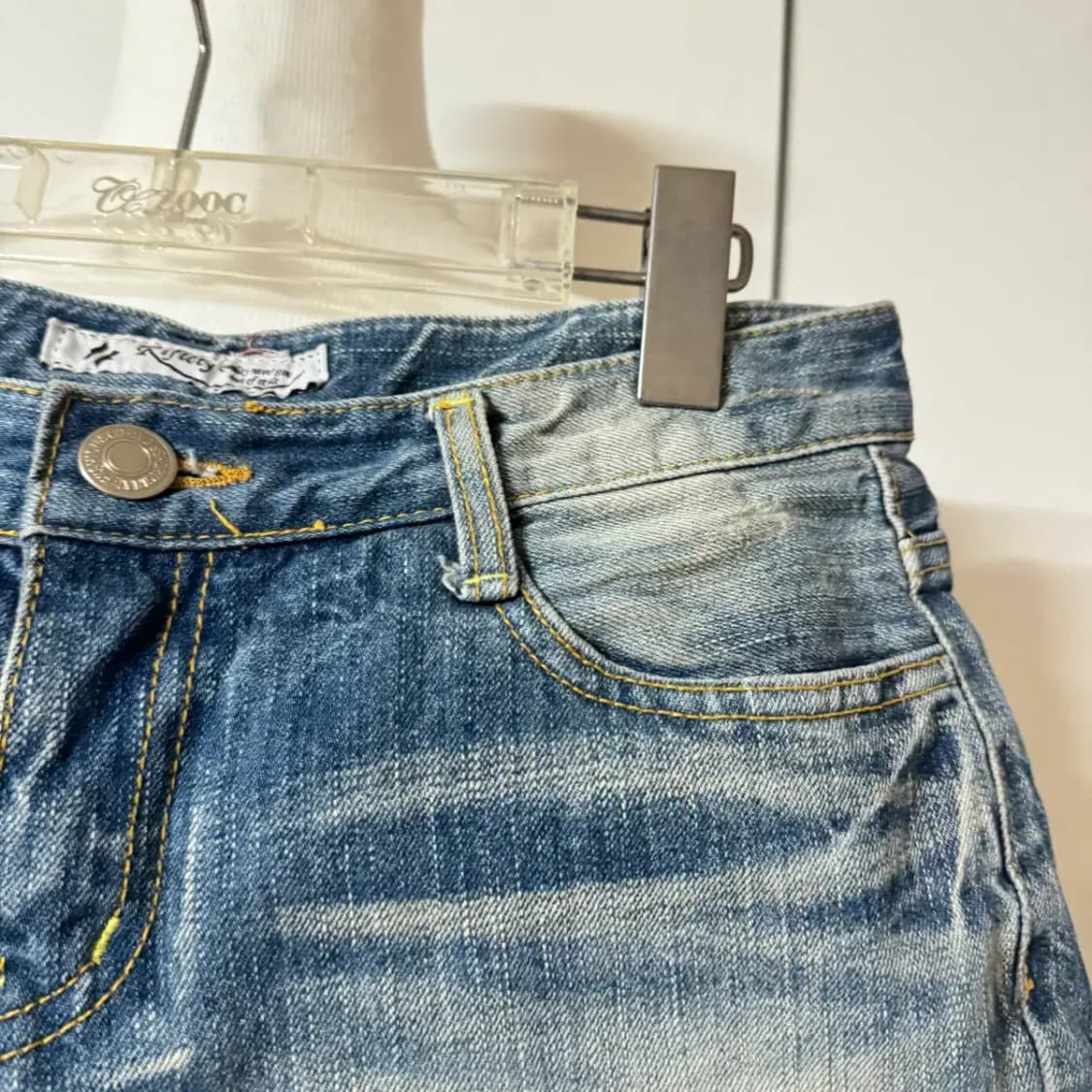 롤업 데님 숏팬츠 핫팬츠 반바지 상품이미지3