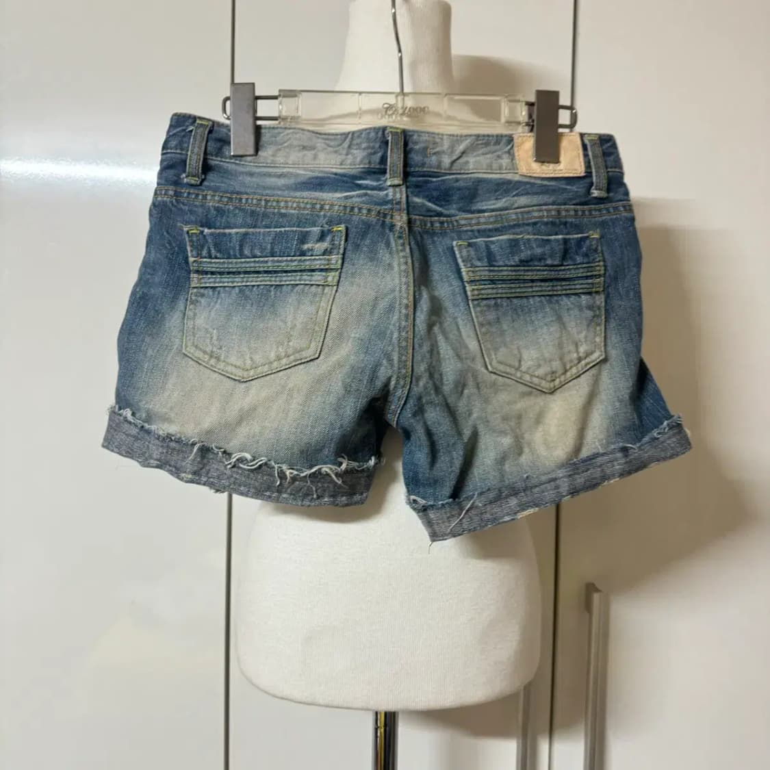 롤업 데님 숏팬츠 핫팬츠 반바지 상품이미지4