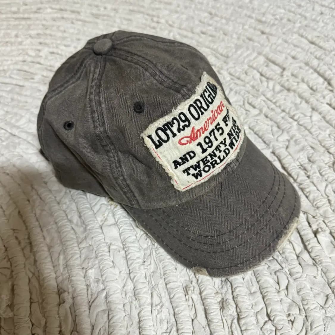 빈티지 워싱 볼캡 모자 y2k lot29 상품이미지6